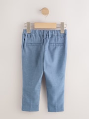 Blue Check Smart Trousers (3mths-7yrs) - Image 2 of 4