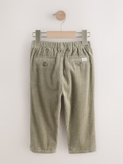 Sage Green Corduroy Pull On Trousers (3mths-7yrs) - Image 2 of 5