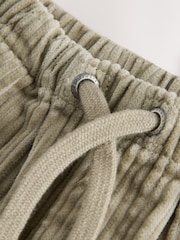 Sage Green Corduroy Pull On Trousers (3mths-7yrs) - Image 3 of 5