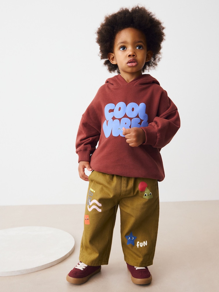 Green Shapes Pull On Wide Trousers (3mths-7yrs) - Image 2 of 9 Green Shapes Pull On Wide Trousers (3mths-7yrs) - Image 2 of 9