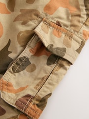 Khaki Camo Dino Print Lined Cargo Trousers (3mths-7yrs) - Image 9 of 10