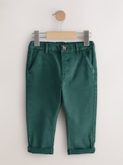 Green Stretch Chino Trousers (3mths-7yrs) - Image 4 of 7