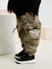 Marrón topo - Pocket Cargo Trousers (3mths-7yrs) - Imagen 4 de 11