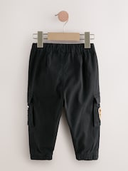 Black Varsity Cargo Trousers (3mths-7yrs) - Image 6 of 9