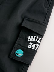 Black Varsity Cargo Trousers (3mths-7yrs) - Image 8 of 9