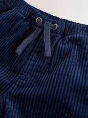 Navy Corduroy Pull On Trousers (3mths-7yrs) - Image 3 of 6