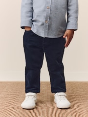 Navy Corduroy Trousers (3mths-7yrs) - Image 1 of 7