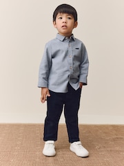 Navy Corduroy Trousers (3mths-7yrs) - Image 3 of 7