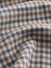 Neutral/Blue Check - Pull On Smart Trousers (3mths-7yrs) - Bild 6 von 8