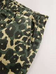 Green Leopard Print Pull On Wide Trousers (3mths-7yrs) - Image 11 of 12