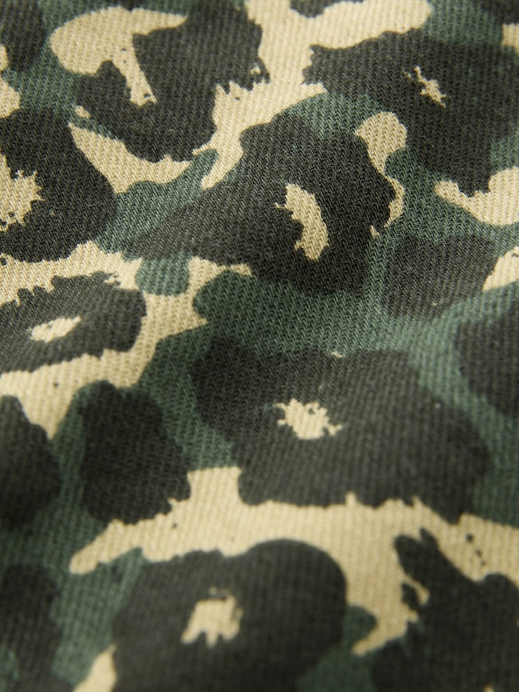 Green Leopard Print Pull On Wide Trousers (3mths-7yrs) - Image 12 of 12