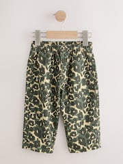 Green Leopard Print Pull On Wide Trousers (3mths-7yrs) - Image 9 of 12