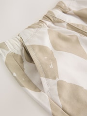 Neutral Harlequin Side Pocket 100% Cotton Pull On Trousers (3mths-7yrs) - Image 9 of 9