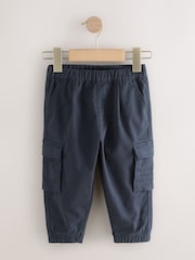 Navy Cargo Trousers (3mths-7yrs) - Image 1 of 4