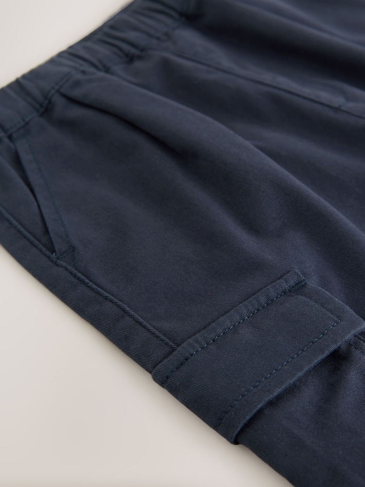 Navy Cargo Trousers (3mths-7yrs) - Image 4 of 4