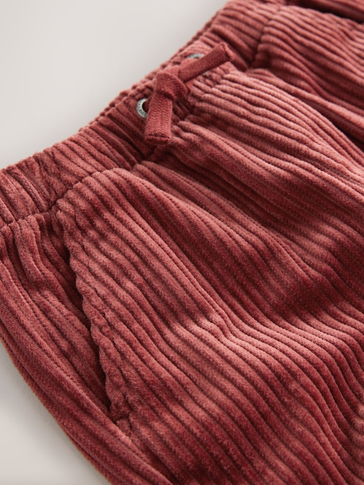 Dark Red Corduroy Pull On Trousers (3mths-7yrs) - Image 8 of 8