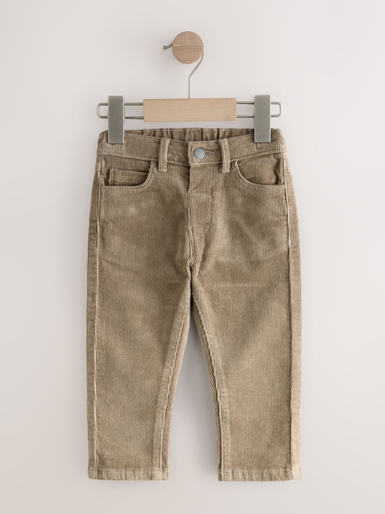 Stone Corduroy Trousers (3mths-7yrs) - Image 1 of 4
