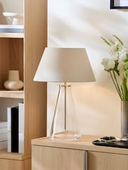 Sosandar Silver Glass Cone Table Lamp - Image 1 of 7