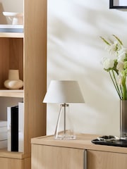 Sosandar Silver Glass Cone Table Lamp - Image 4 of 7