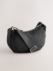 Black Large Nylon Sling Bag - Image 3 of 8