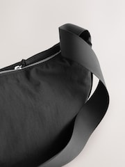 Black Large Nylon Sling Bag - Image 7 of 8