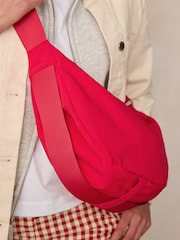 Red Large Nylon Sling Bag - Image 3 of 10