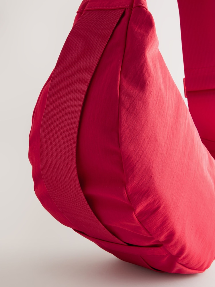 Red Large Nylon Sling Bag - Image 8 of 10