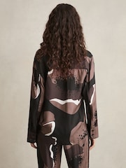 Reiss Lottie Floral-Print Long-Sleeve Shirt - Image 5 de 6
