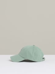 Reiss Washed Green Elias Cotton Logo-Embroidered Baseball Cap - Image 3 of 5