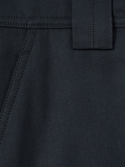 Reiss Navy Ava Cotton-Tencel Wide-Leg Combat Trousers - Image 6 of 6