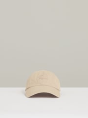 Reiss Washed Stone Elias Cotton Logo-Embroidered Baseball Cap - Image 1 of 5