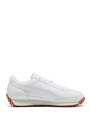 Puma White Easy Rider Leather Trainers - Image 3 of 7
