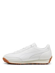 Puma White Easy Rider Leather Trainers - Image 4 of 7