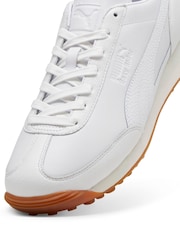 Puma White Easy Rider Leather Trainers - Image 7 of 7
