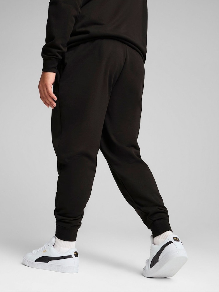 Темно-черный - Puma ESS No 1 Logo Joggers Fleece Cuffed Leg - Изображение 2 из 5