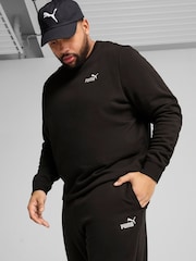 Темно-черный - Puma ESS No 1 Logo Joggers Fleece Cuffed Leg - Изображение 3 из 5