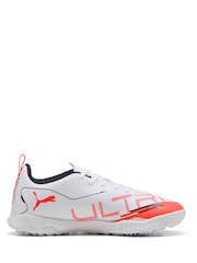 Blanco - Puma Boys Ultra 5 Play Football Boots - Imagen 1 de 6