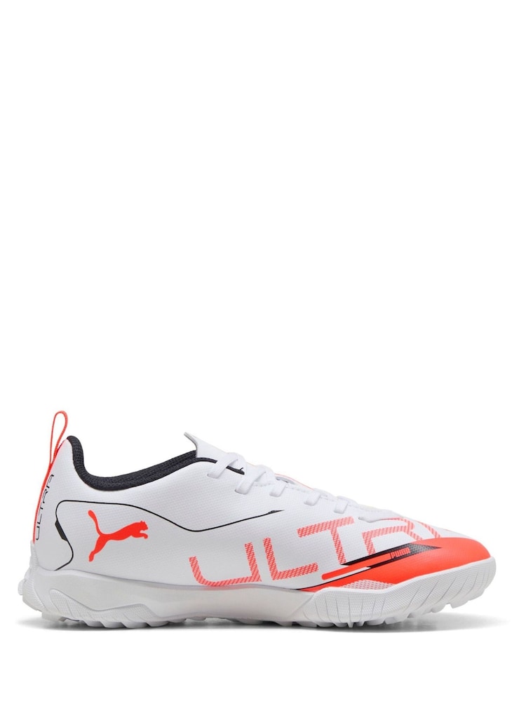 Blanco - Puma Boys Ultra 5 Play Football Boots - Imagen 1 de 6