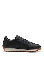 Puma Black Easy Rider Leather Trainers - Image 1 of 5