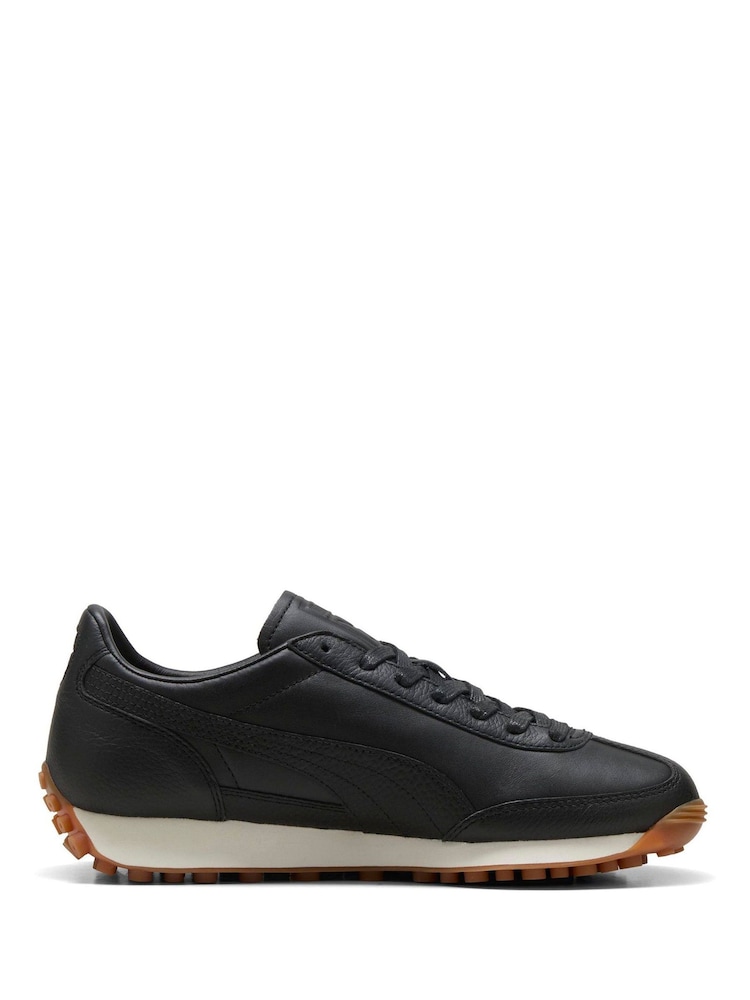 Puma Black Easy Rider Leather Trainers - Image 1 of 5
