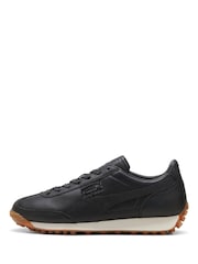 Puma Black Easy Rider Leather Trainers - Image 2 of 5