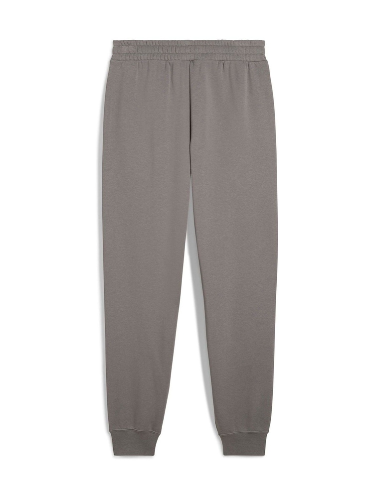 Puma Grey Fleece Cuffed Leg ESS No. 1 Logo Sweatpants - Image 2 of 2