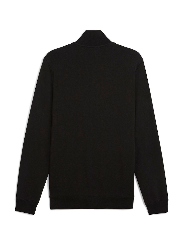 Puma Black ESS No 1 Logo Half-Zip Fleece - Image 2 of 2