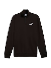 Puma Black ESS No 1 Logo Half-Zip Fleece - Image 4 of 5