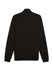 Puma Black ESS No 1 Logo Half-Zip Fleece - Image 5 of 5