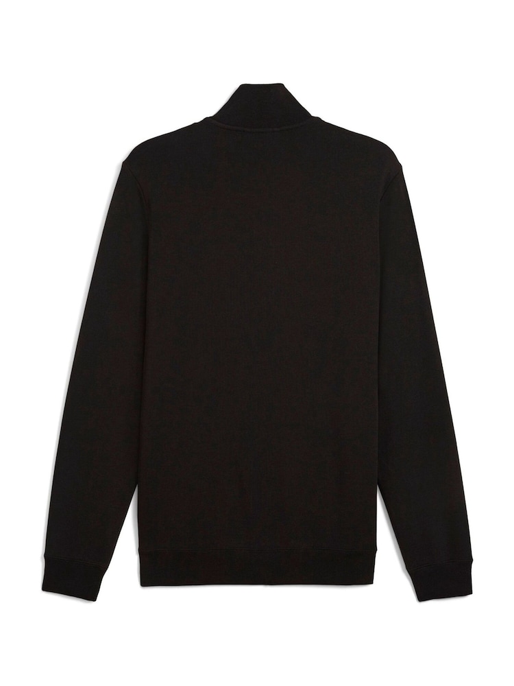 Puma Black ESS No 1 Logo Half-Zip Fleece - Image 5 of 5