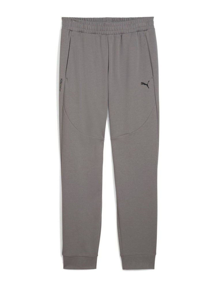 Puma Grey Double Knit Cuffed Leg Joggers - Image 1 of 2