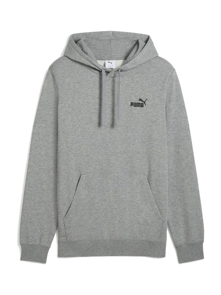 Puma Grey Small No. 1 Logo Hoodie Fleece - Image 1 of 2