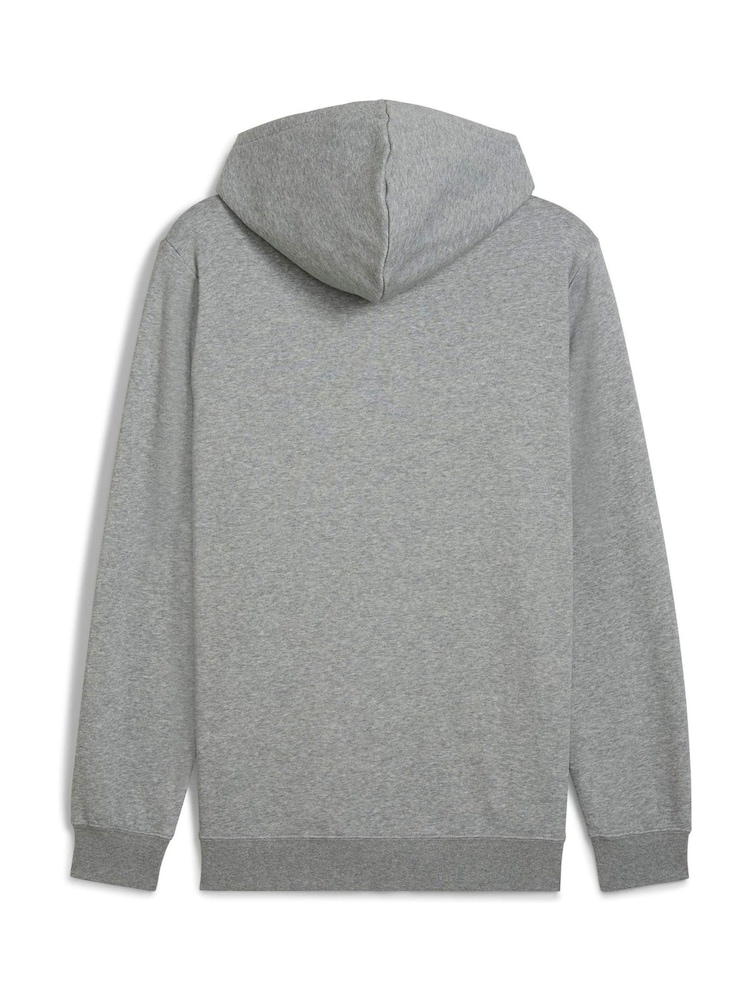 Puma Grey Small No. 1 Logo Hoodie Fleece - Image 2 of 2