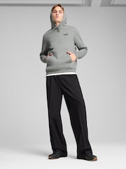 Puma Grey Small No. 1 Logo Hoodie Fleece - Image 3 of 5